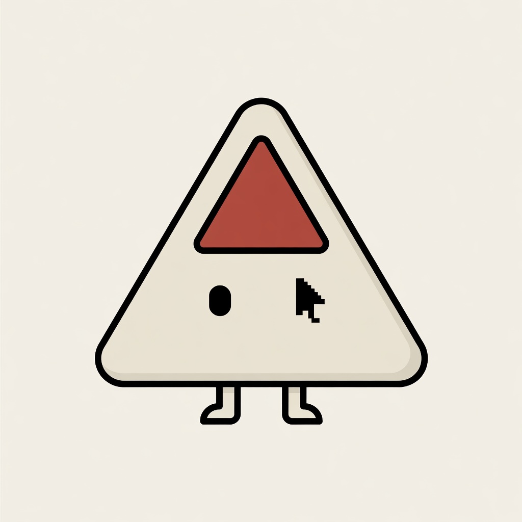 Warning Internet mascot